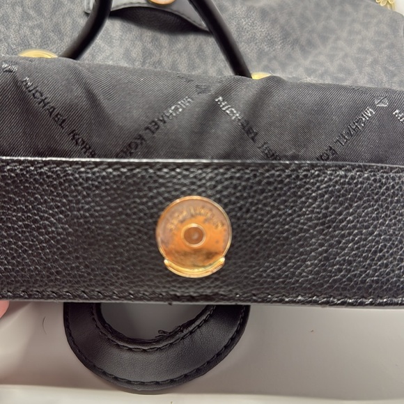 Michael Kors Black and Gold unisex Backpack - Picture 7 of 7